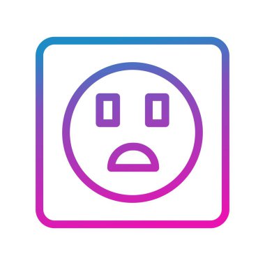 Bir soketin yüzünün vektör illüstrasyonu