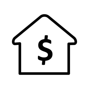 ev simgesi vektör illüstrasyonu