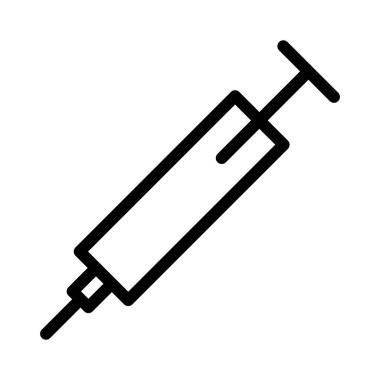 Şırınga ikonu vektör çizimi