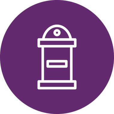 Vektör posta kutusu simgesi 