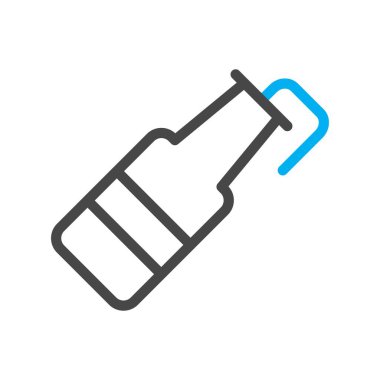 Modern b 'nin vektör illüstrasyonu simge tıbbi aracından yoksun