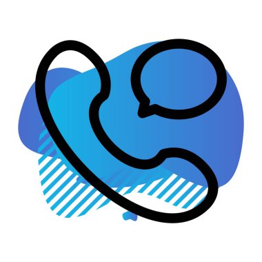 vektör Sohbet simgesi ara 