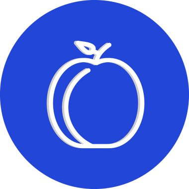 Sağlıklı gıda ikonunun vektör çizimi