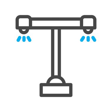 Modern oto tamir simgesinin vektör illüstrasyonu