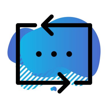 vektör Masaj simgesini sıfırla 