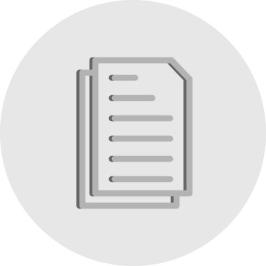 belge vektör simgesi. dosya uzantısı işareti.