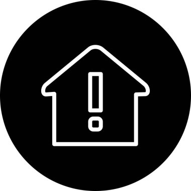 Ev simgesi vektör illüstrasyonu