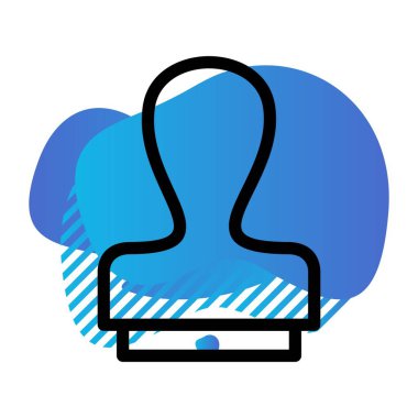 Bir dizüstü bilgisayarın vektör çizimi