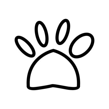 Vektör Köpek Yazdırma simgesi