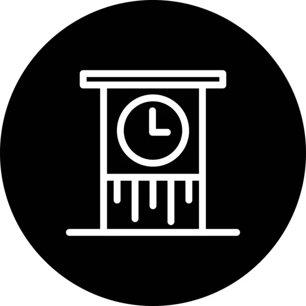 Vector Timer Icono Torre — Archivo Imágenes Vectoriales