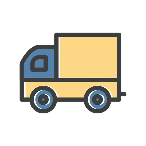Vector Cart Delivery Icon — Stock Vector