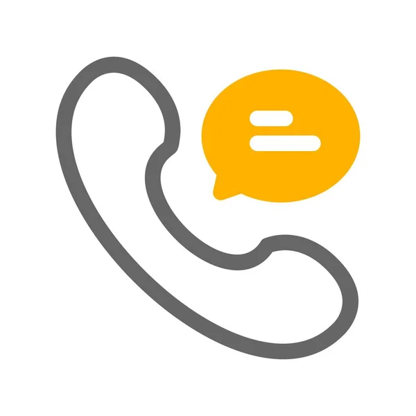 Vector Call Chat Icon — Stock Vector