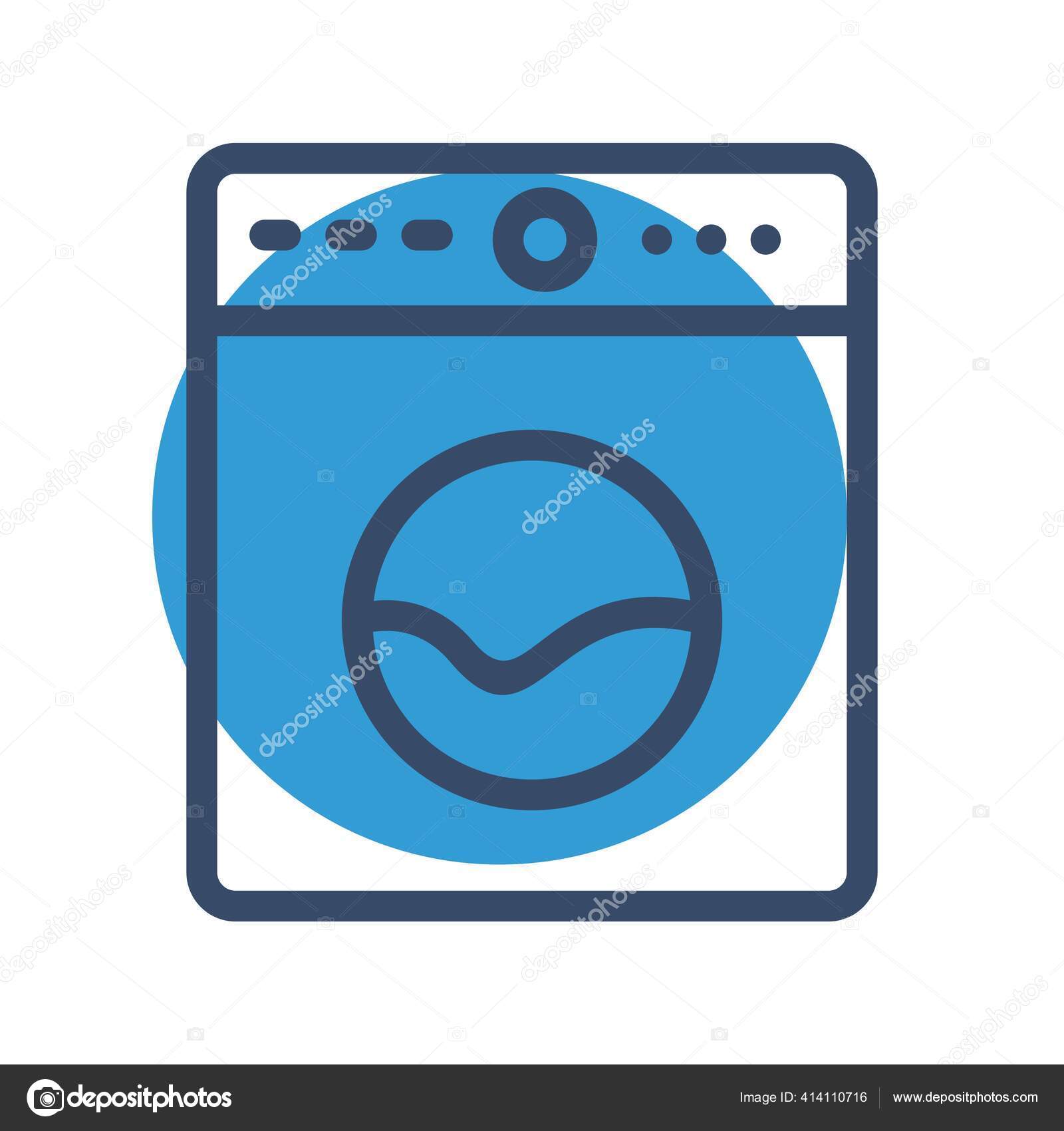 Tumble dry low temperature icon outline style Vector Image