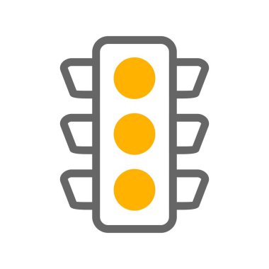 vektör trafik sinyal simgesi 