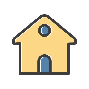 ev simgesi vektör illüstrasyonu