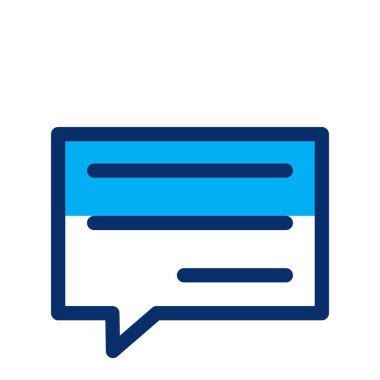 Beyaz arkaplan üzerindeki vektör e- posta düz simgesi