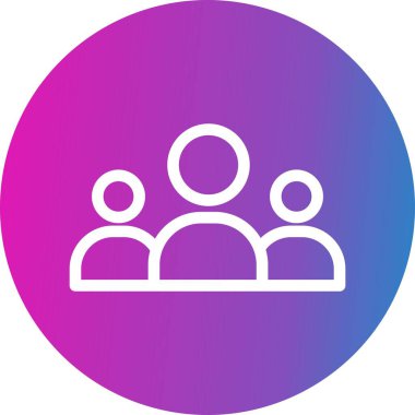 kullanıcı simgesi, vektör illüstrasyonu. düz tasarım biçimi