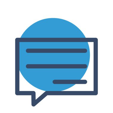 Beyaz arkaplan üzerindeki vektör e- posta düz simgesi