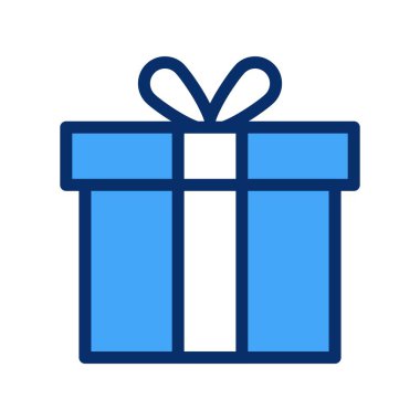 hediye kutusu ikon vektör çizimi tasarımı
