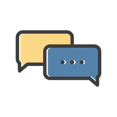 vektör baloncukları sohbet simgesi 