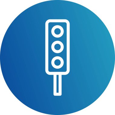  vektör Sinyal Işığı simgesi 