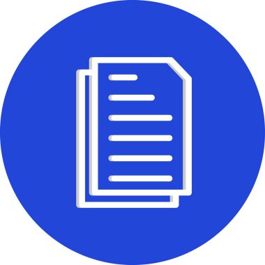 Belgenin vektör simgesi