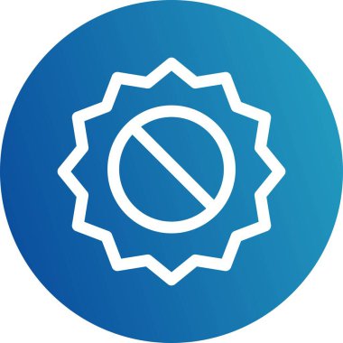 Beyaz arkaplanda düz vektör bloğu simgesi