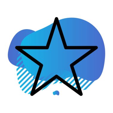 Beyaz arkaplanda en sevilen düz simge