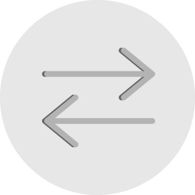 vektör Sol Sağ Yönlendirme simgesi 