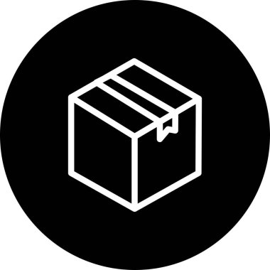 Kutu Simgesinin Vektör illüstrasyonu