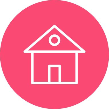 Ev simgesi vektör illüstrasyonu