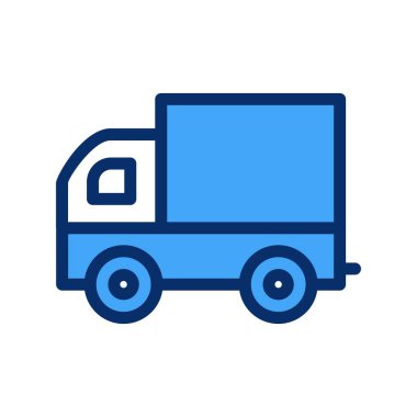 vektör arabası teslim simgesi 