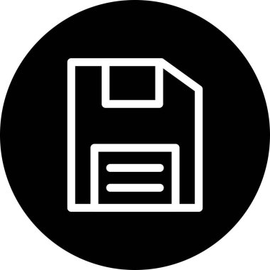 vektör Bellek Kartı simgesi 