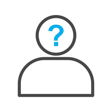 kullanıcı simgesi, vektör illüstrasyonu. düz tasarım biçimi