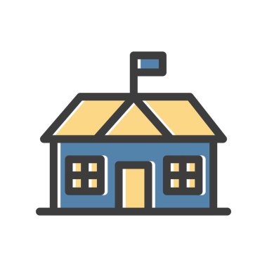 ev simgesi vektör illüstrasyonu