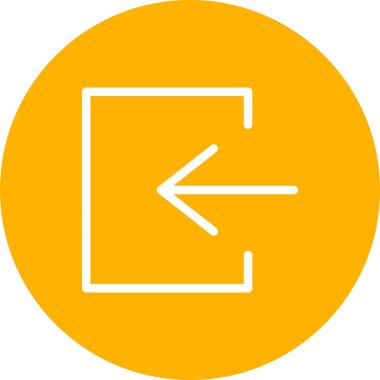  Vektör Oku sol simgesi 