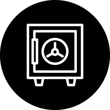 Güvenli ve dolar simgesi