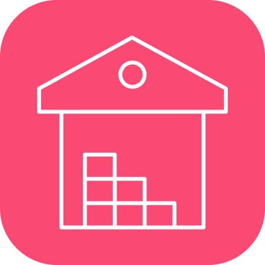 Yapı simgesinin vektör illüstrasyonu