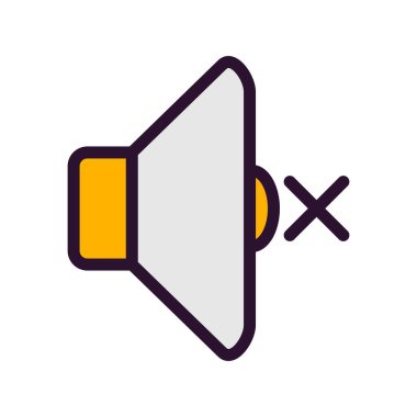 Beyaz arkaplanda düz simge göster