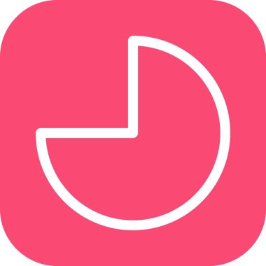 Beyaz arkaplan üzerindeki Graph düz simgesi