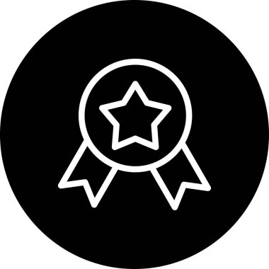 bir yıldızın vektör simgesi