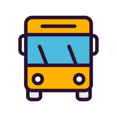 okul yolu vektör simgesi