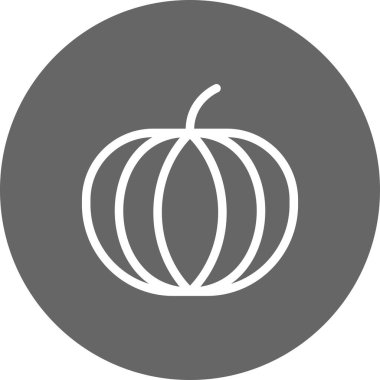 balkabağı vektör simgesi. yiyecek işareti.