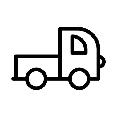 dağıtım hattı vektör simgesi.