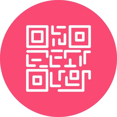 vektör Ar kod simgesi 