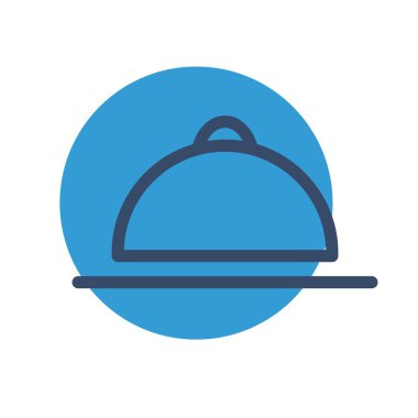 Gıda simgesinin vektör illüstrasyonu