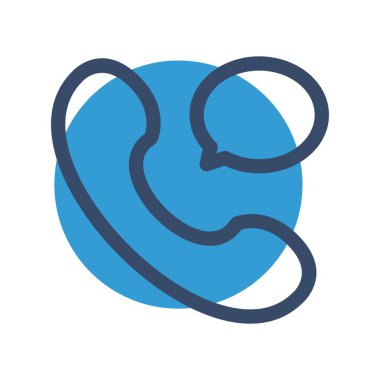 vektör Sohbet simgesi ara 