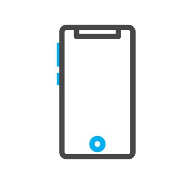 akıllı telefon simgesi vektör illüstrasyonu