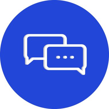 vektör baloncukları sohbet simgesi 