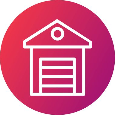 Ev simgesinin vektör illüstrasyonu